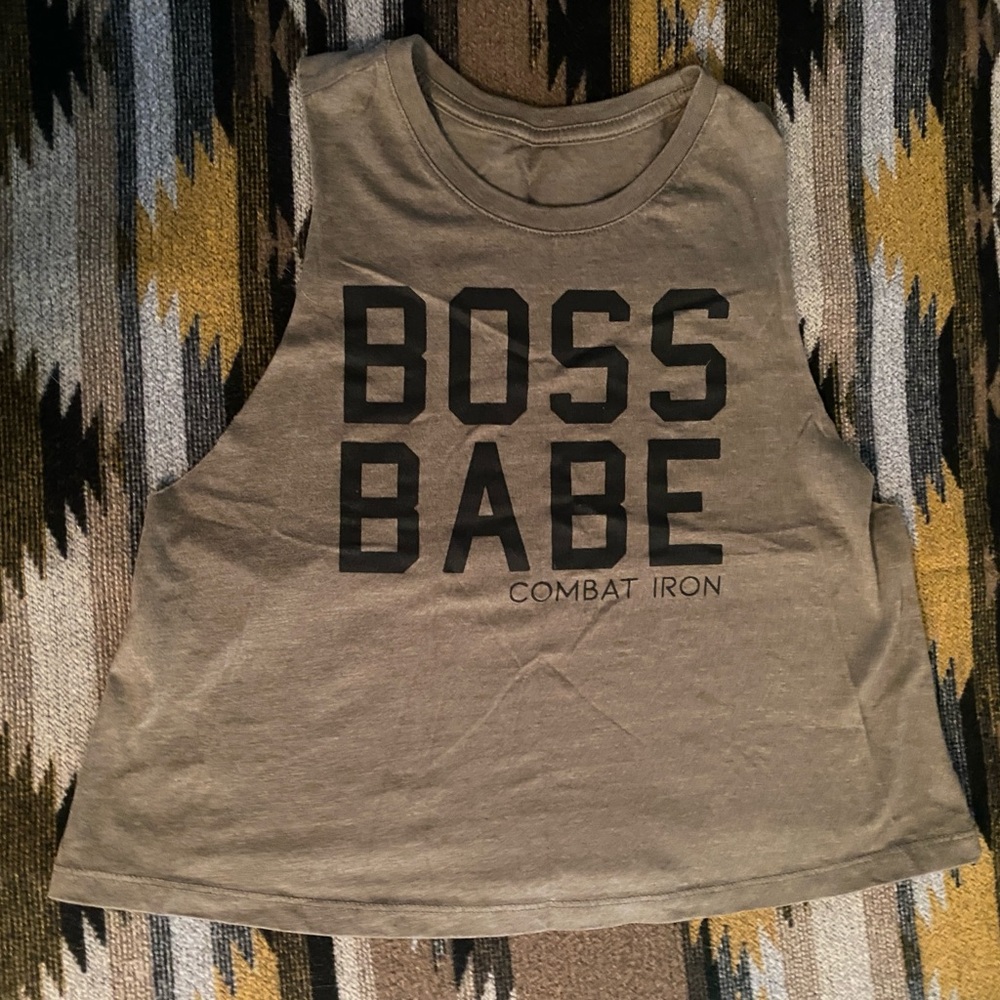 Combat Iron Boss Babe Crop Top